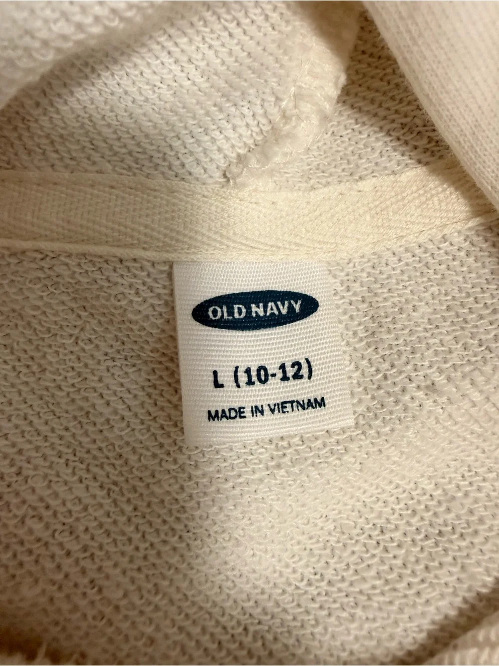 Old Navy Cream Kids Hoodie
